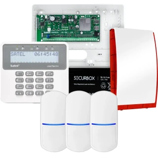SATEL PERFECTA 32-WRL LTE alarm set, 3x PET detector, siren, keypad