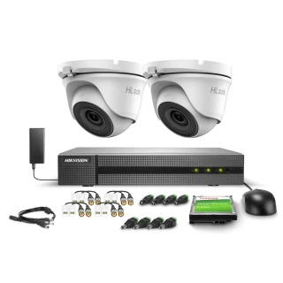 2x TVICAM-T2M Monitoring Kit, FullHD, IR 20m Hikvision