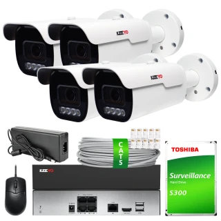 IP Bullet Camera KEEYO LV-V-IP5M5AF-DL 5Mpx, motorized zoom