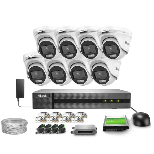 Surveillance Kit 8x TVICAM-T5M-20DL 5MPx, ICR, WDR, HiLook by Hikvision