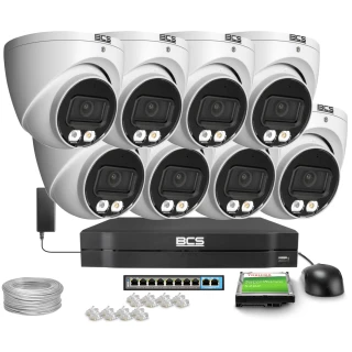 IP Dome Camera 4Mpx BCS-L-EIP14FCR3L3-Ai1, SkyLight, IR 30m, WDR 120dB