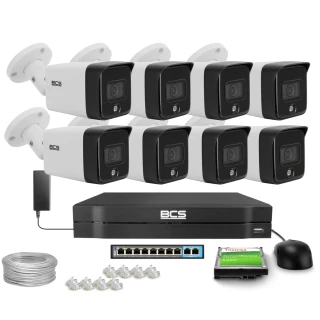 BCS-L-TIP18FCR3L3-AI1 IP Bullet Camera, 8MP, 1/2.7" CMOS, 2.8mm BCS