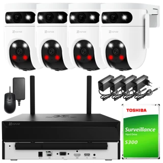 EZVIZ Wi-Fi Monitoring Kit 4x H9c 3K