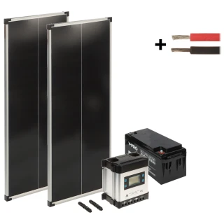Photovoltaic set SP-KIT-2X100/65/MPPT-LCD 540Wh
