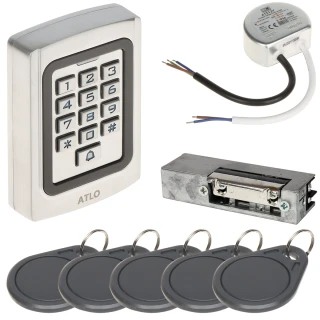 Access Control Kit ATLO-KRMD-512, Power Supply, Electric Strike, Access Cards