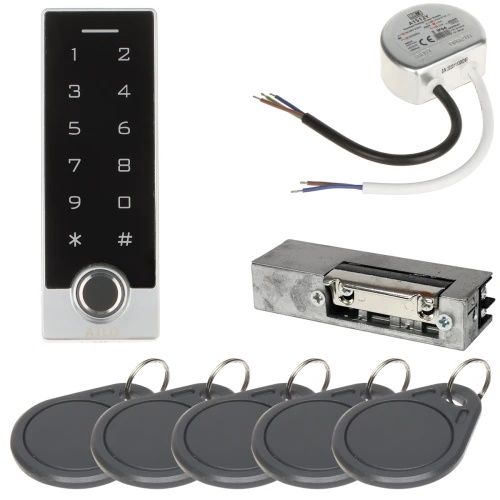 ATLO-KRMFW-855-TUYA Access Control Kit, Power Supply, Electric Strike, Access Cards