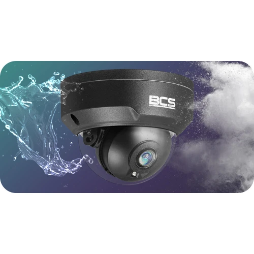 IP Camera BCS-P-DIP25FSR3-Ai1-G 5Mpx IR 30m, STARLIGHT, vandal resistance, alarm inputs
