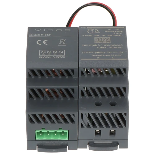 Switching Power Supply with Separator M-SEP/HDR-30-24 VIDOS